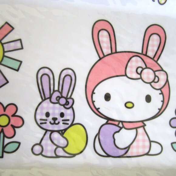 Hello Kitty Easter Rabbit Flower Plate Sanrio NEW - Picture 2 of 5